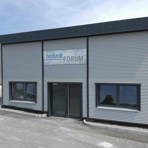 Ende Juni ist das neue technikForum auf dem Fasel-Werksgelände eröffnet worden.
Foto: Gebr. Fasel Betonwerk GmbH