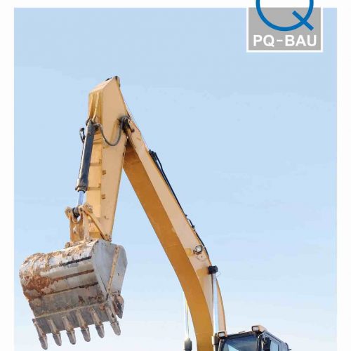 Mit einem Flyer informiert die PQ-Bau GmbH über alles Wichtige rund um das Präqualifikationsverfahren.
Foto: PQ-Bau GmbH