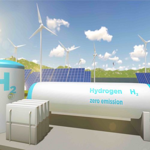 Wasserstoffspeicherung gilt als nachhaltige Alternative für herkömmliche Stromspeicher.
Foto: iStock / muhammet sager