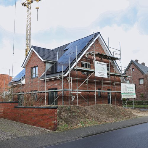 Beim Neubau dieses Einfamilienhauses sorgen Funke Fensterecken für Dichtheit bei Türen und bodentiefen Fenstern.
Foto: Funke Industrie